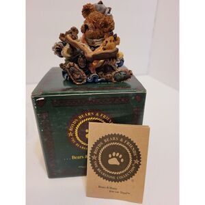 Boyds Bears Figurines, Nana Bearhugs w/Austin &‎ Hailey..Nap Time PE/108